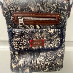 Sakroots Stylish Brown and Black Women's Bag